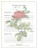 Elegant Rose Journal Red Rose